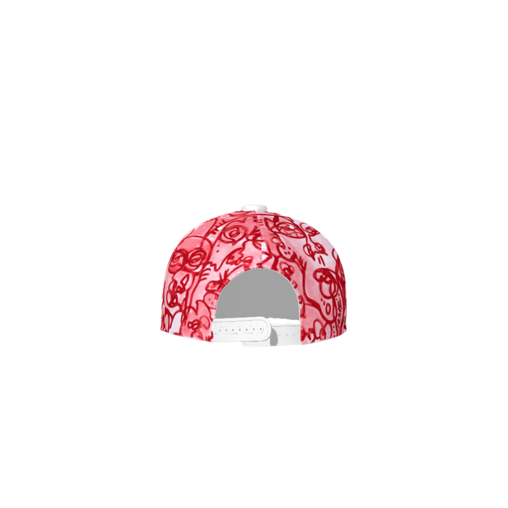 "Who" Red Snapback | Tinybrush