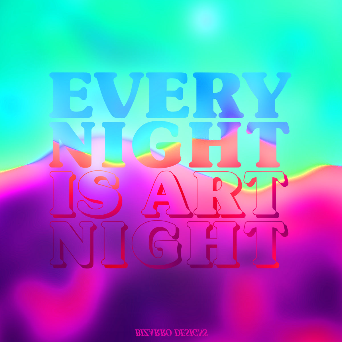 Every Night is Art Night Tri-Blend T-Shirt
