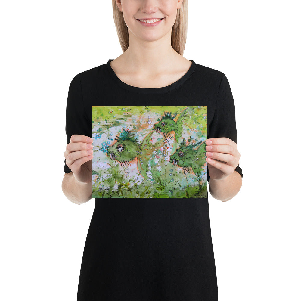 "ManaFeesh" Prints | Tinybrush