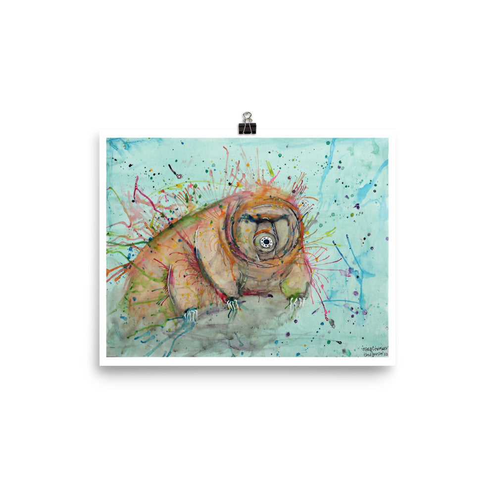 "Tardigrade aka Water Bear" Prints | Tinybrush