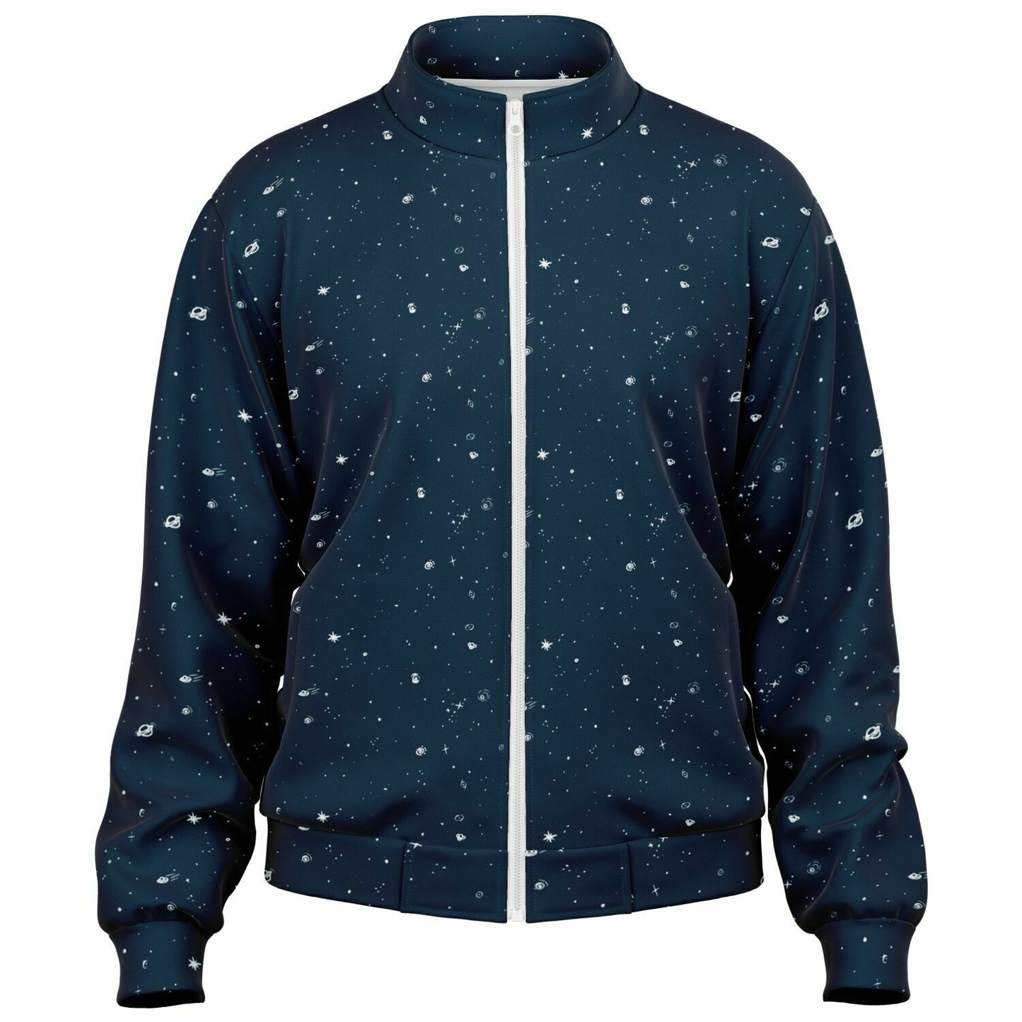 Galaxy Print Re-Release Track Jacket - Navy