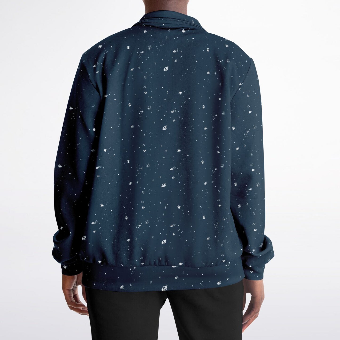 Galaxy Print Re-Release Track Jacket - Navy