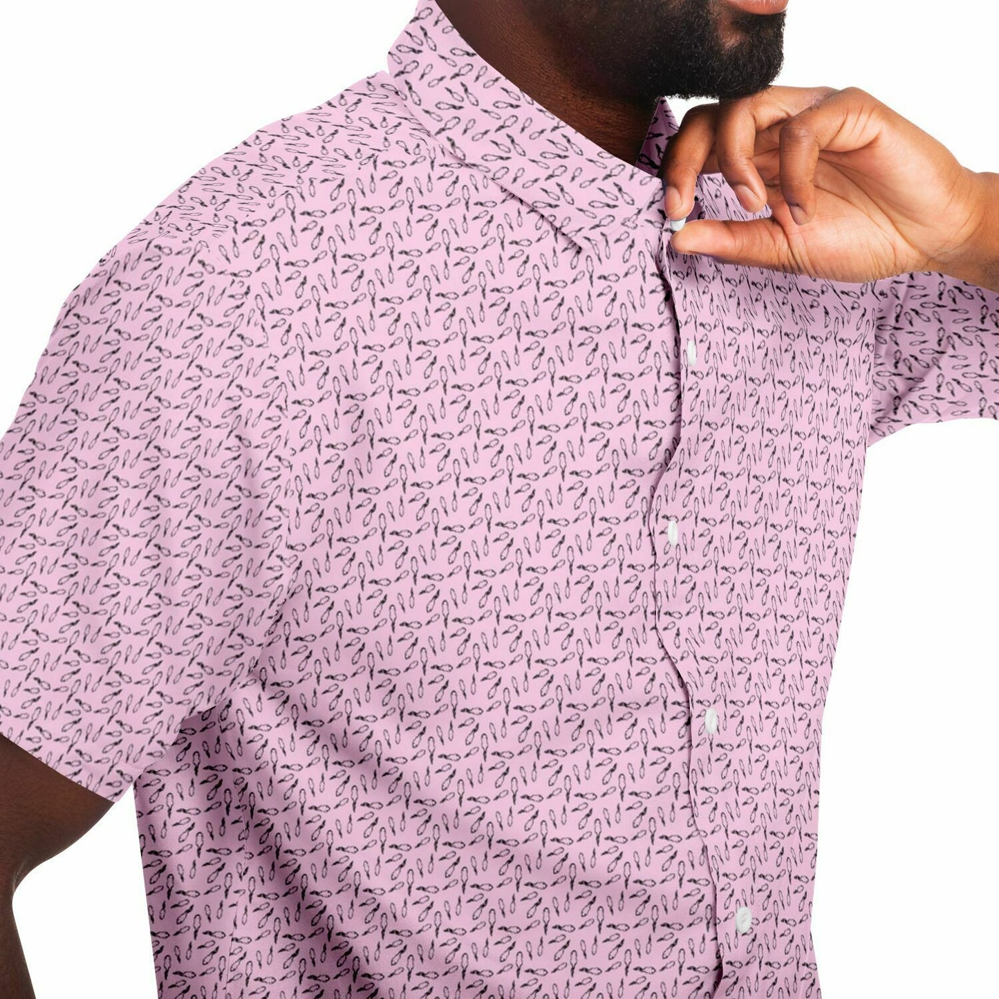 Tadpoles Print Button-Up - Pink