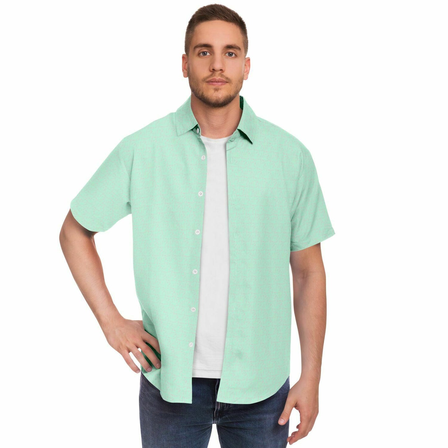 Tadpoles Print Button-Up - Green