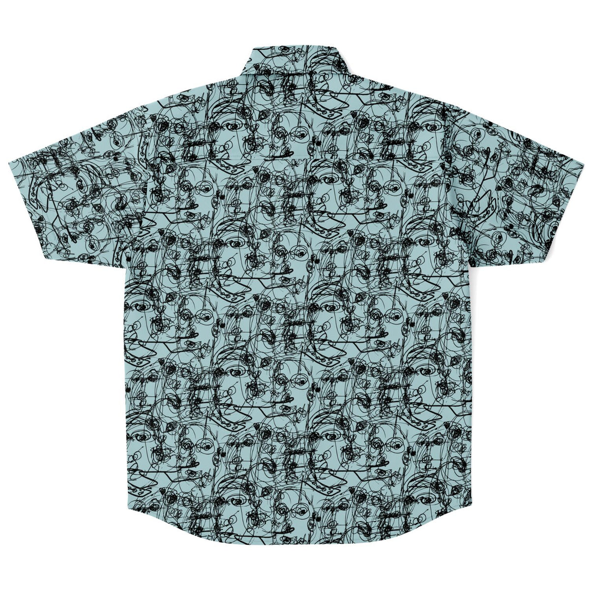 Many Faces Teal Button-Up | Fall/Winter 2023 Collection