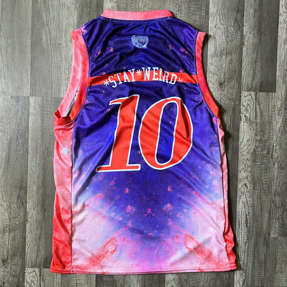 "Stay Weird" Space Basketball Jersey | Spring 2023 Collection