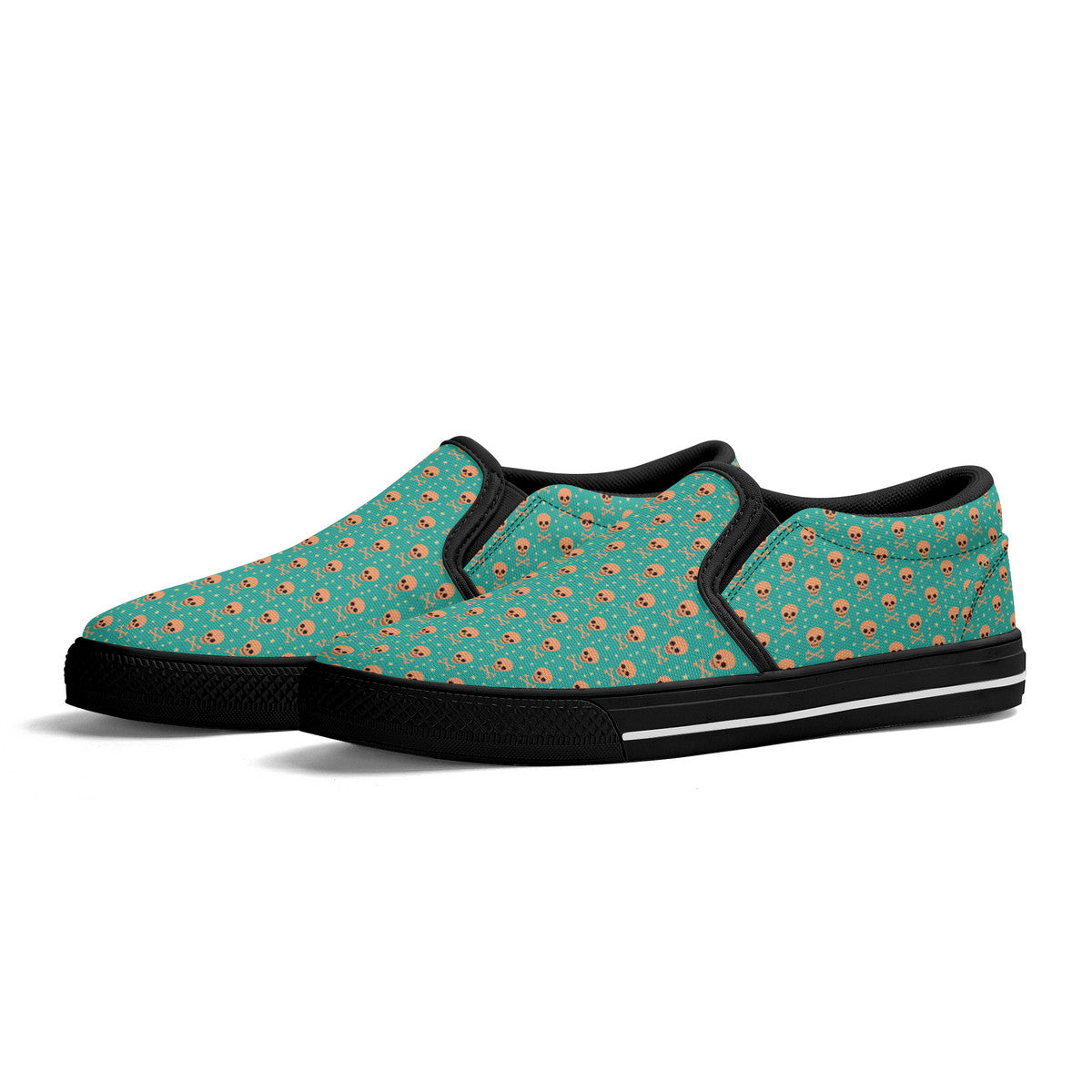 Bizarro 2025 Happy Skullz Slip-On Unisex Shoes