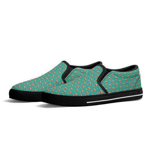 Bizarro 2025 Happy Skullz Slip-On Unisex Shoes