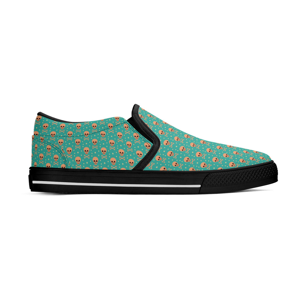 Bizarro 2025 Happy Skullz Slip-On Unisex Shoes