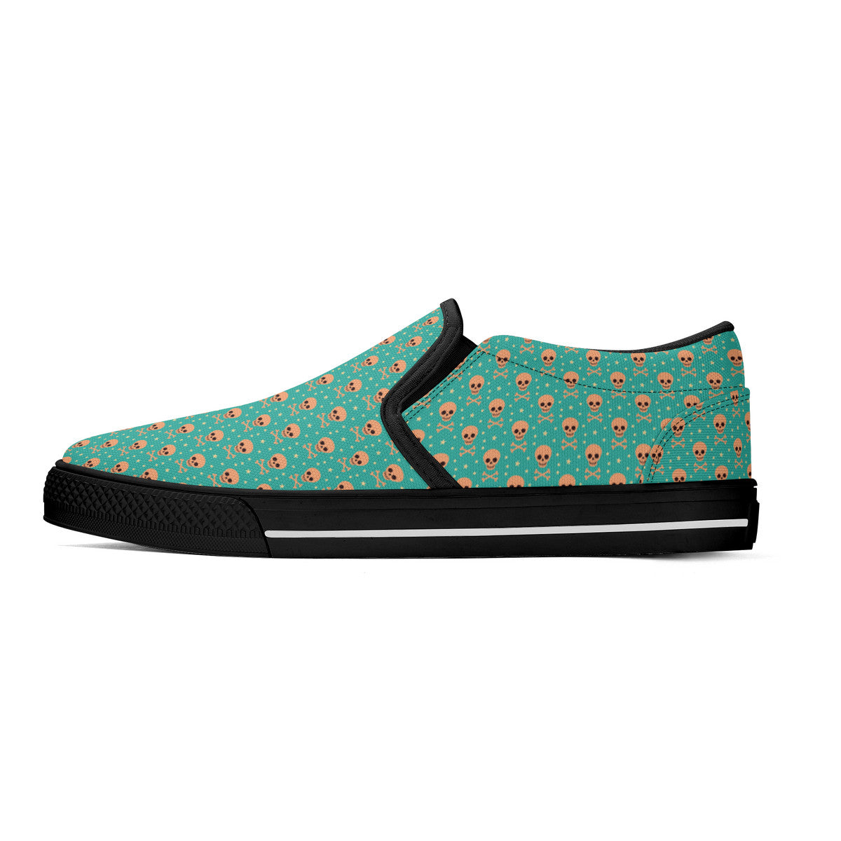 Bizarro 2025 Happy Skullz Slip-On Unisex Shoes