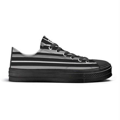 Cassini Space Stripe Low Top Classic Canvas Shoes