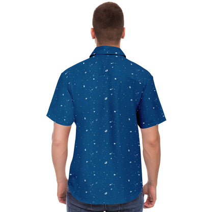 Galaxy Print Re-Release Button-Up - Dusk