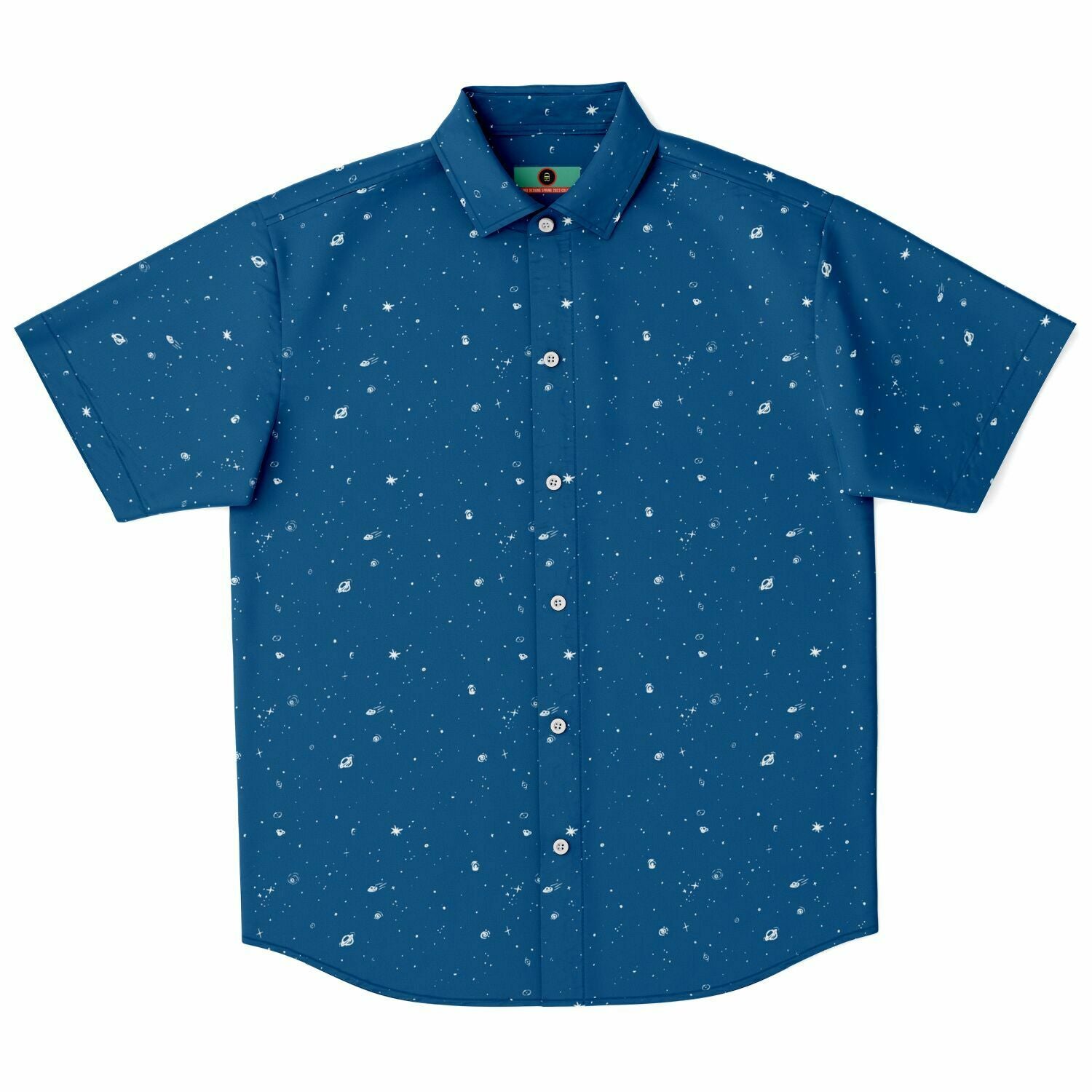 Galaxy Print Re-Release Button-Up - Dusk