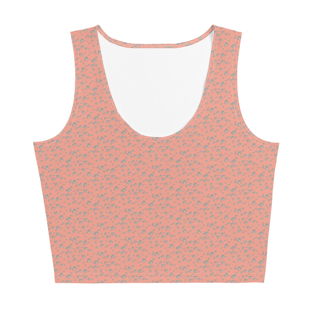 Floral Crop Top - Peach | Fall/Winter 2023 Collection