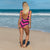 CLASSIC 'BD' STRIPED One-Piece Swimsuit