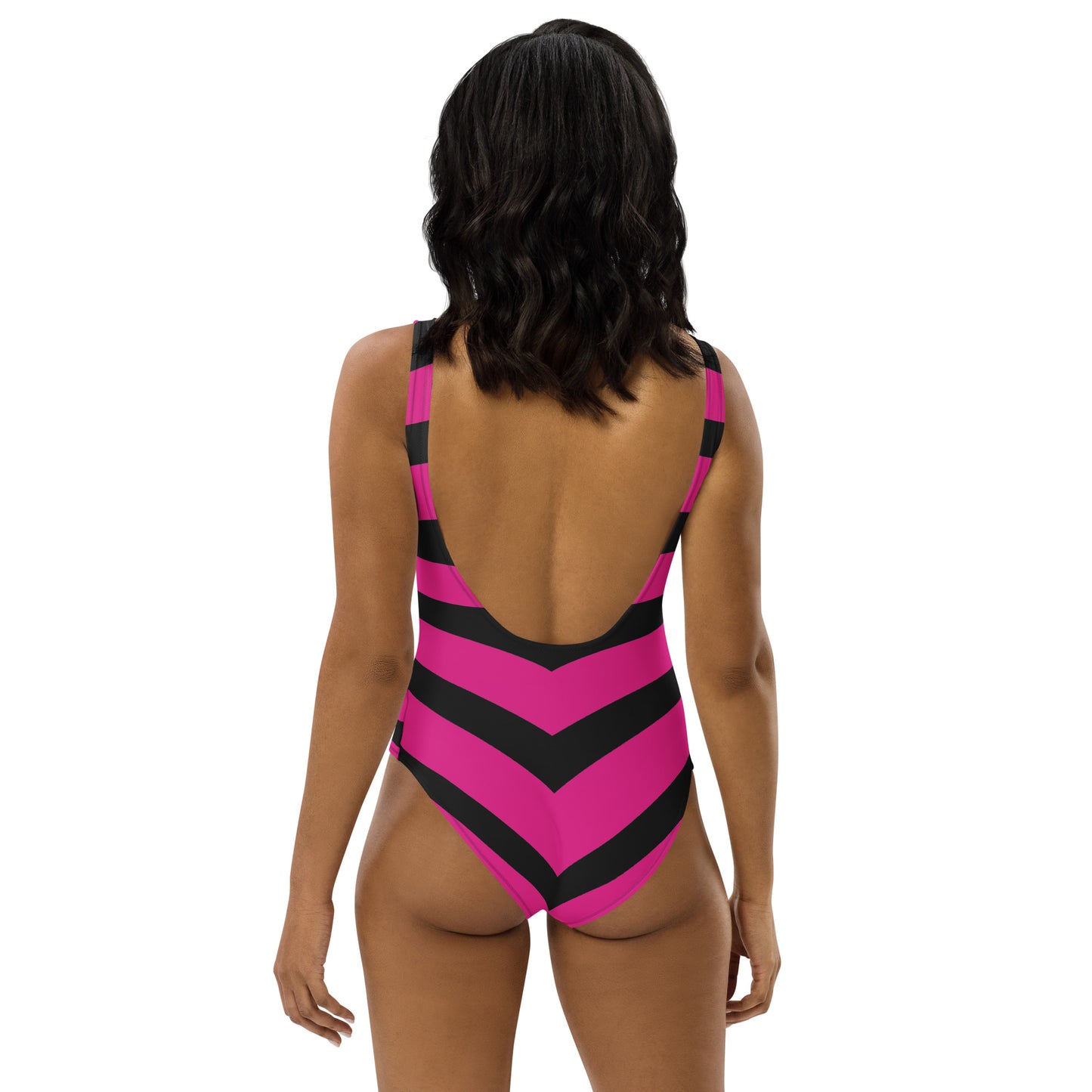 CLASSIC 'BD' STRIPED One-Piece Swimsuit