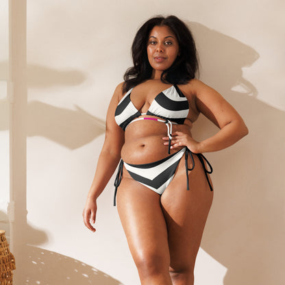 CLASSIC 'BD' STRIPED Recycled Bikini