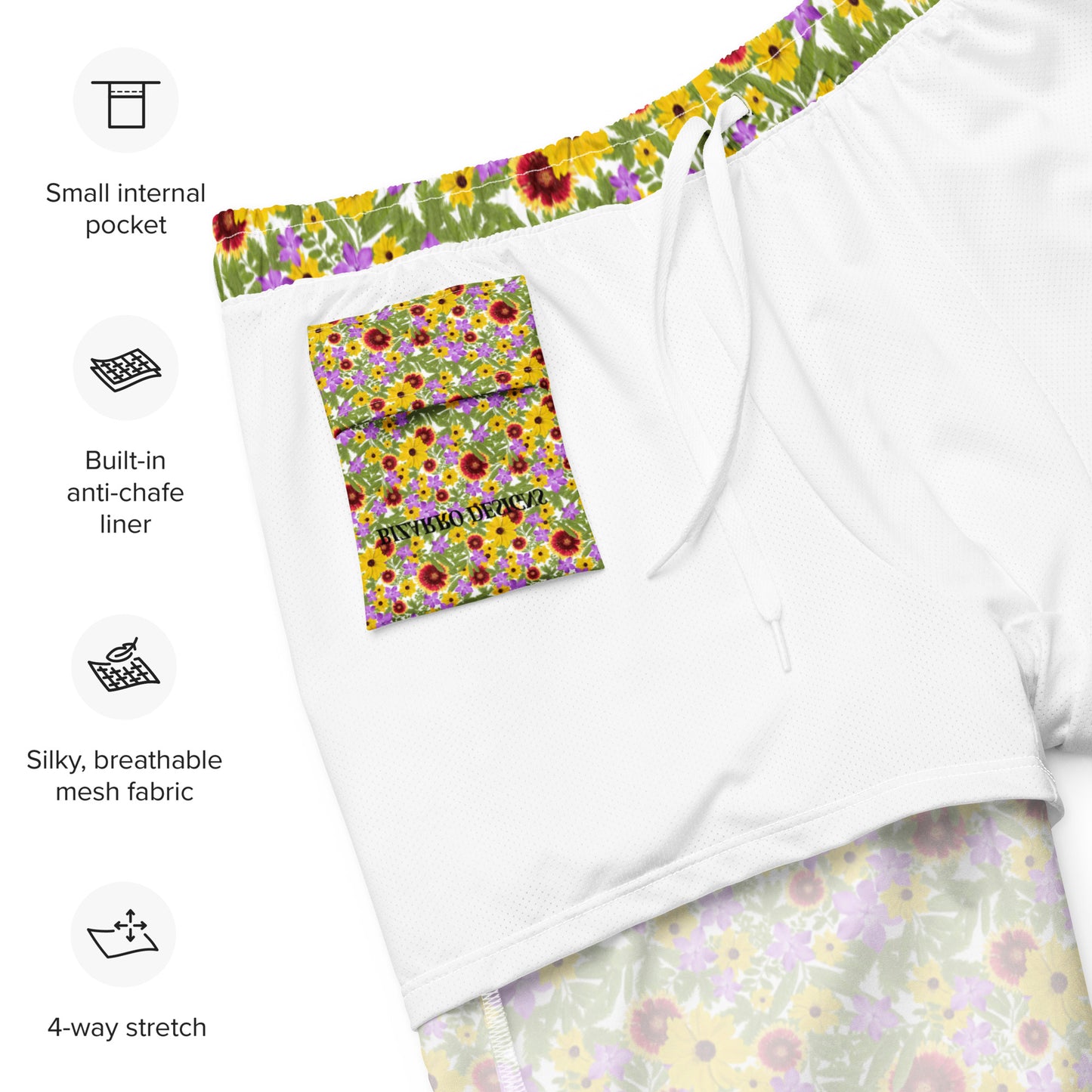 Florida Native Flower Print Bags