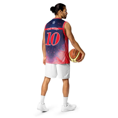 "Stay Weird" Space Basketball Jersey | Spring 2023 Collection