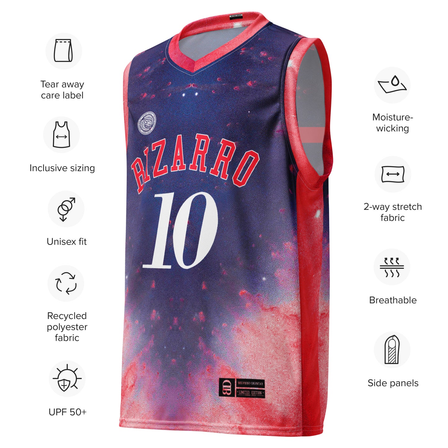 "Stay Weird" Space Basketball Jersey | Spring 2023 Collection