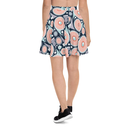 Paisley No. 2 Navy Skater Skirt | Fall/Winter 2023 Collection