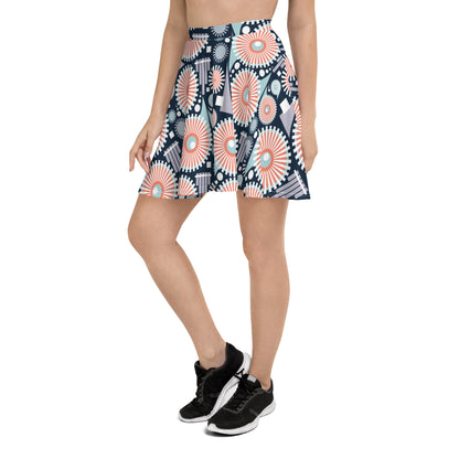 Paisley No. 2 Navy Skater Skirt | Fall/Winter 2023 Collection