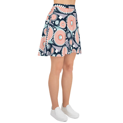 Paisley No. 2 Navy Skater Skirt | Fall/Winter 2023 Collection