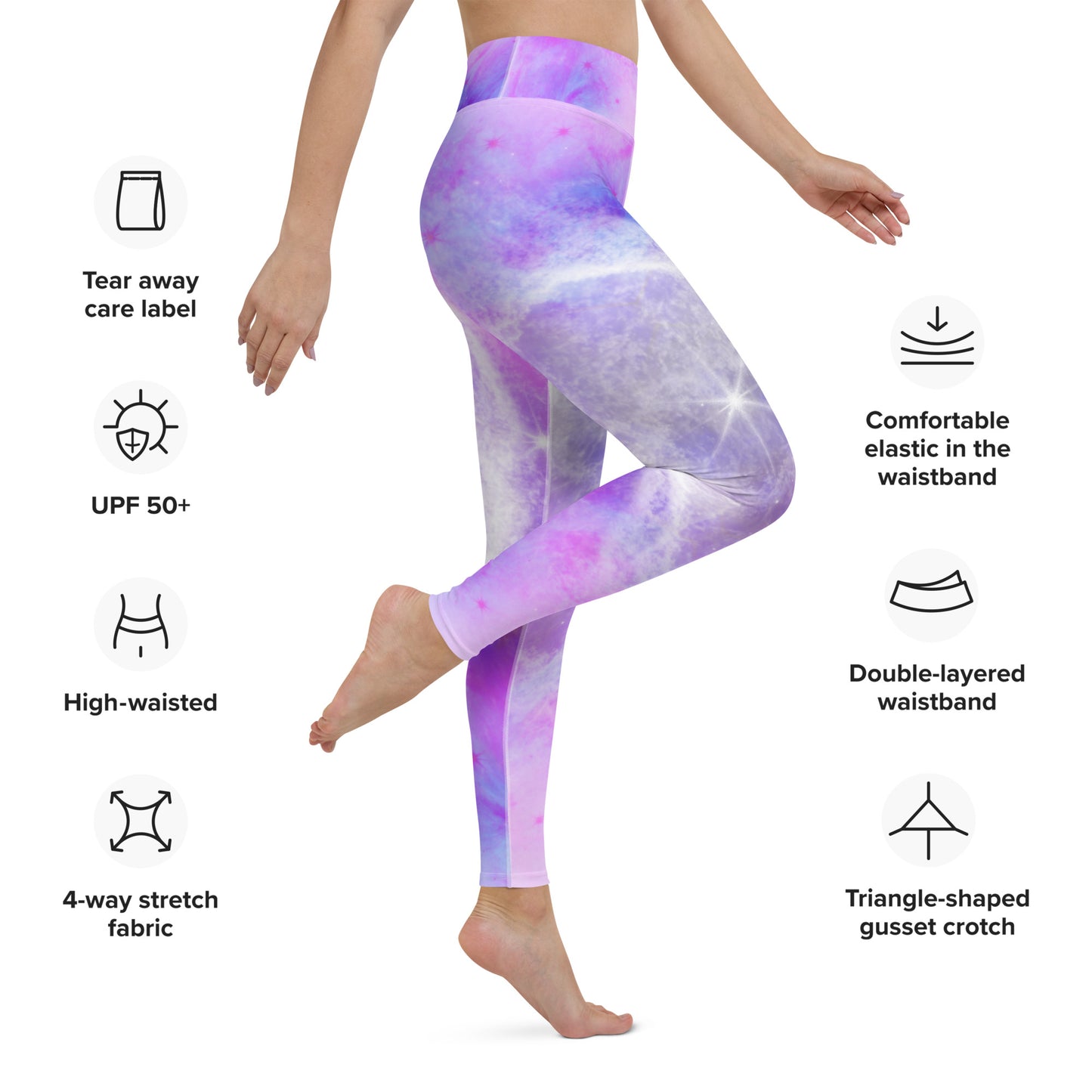 Candy Cloud Yoga Leggings