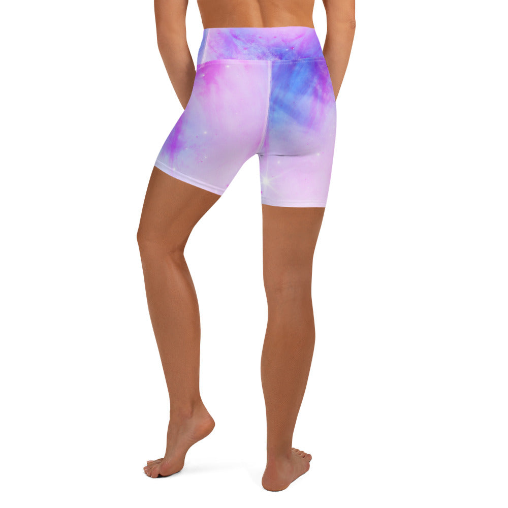 Candy Cloud Yoga Shorts