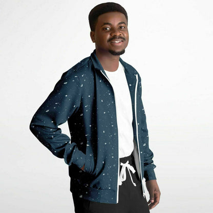 Galaxy Print Re-Release Track Jacket - Navy