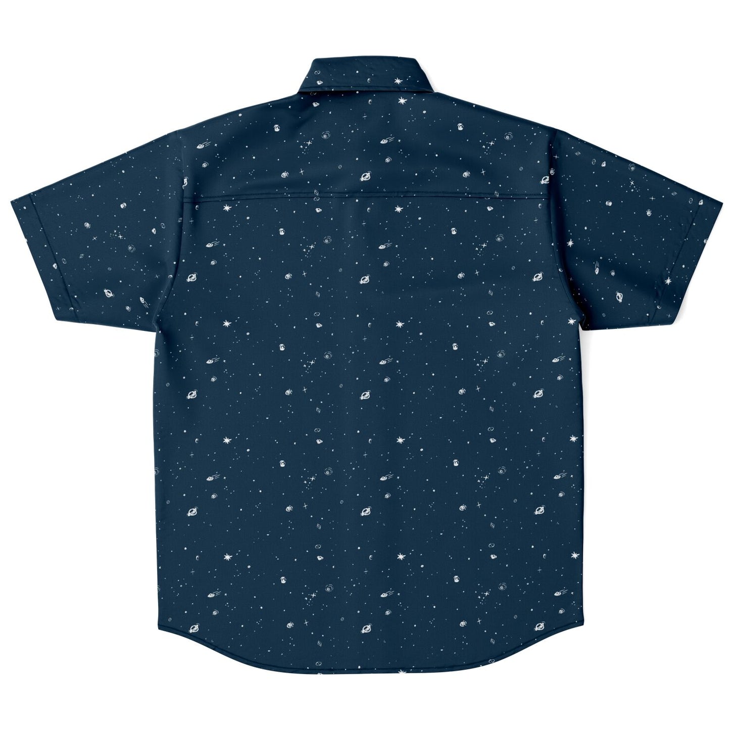 Galaxy Print Re-Release Button-Up - Navy