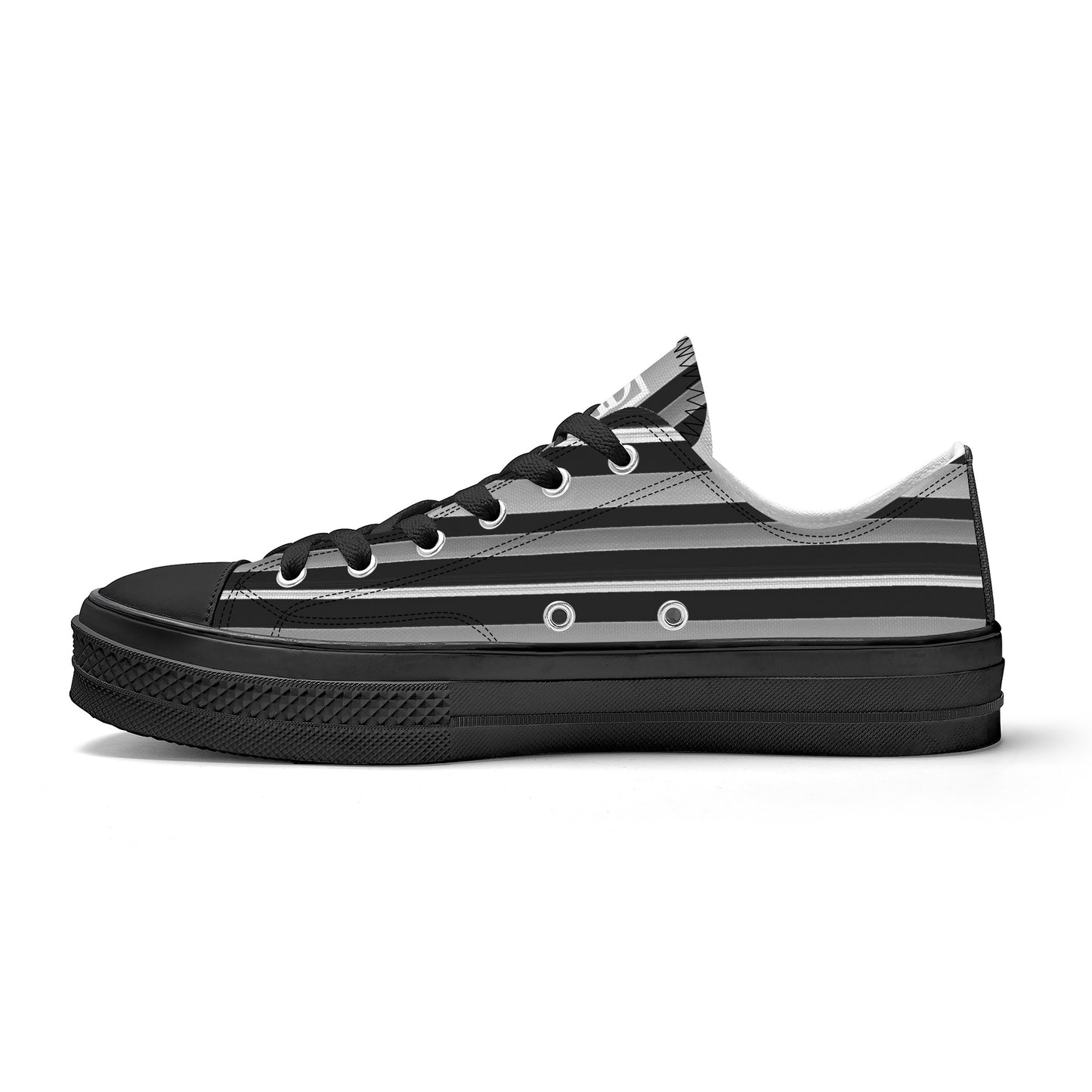 Cassini Space Stripe Low Top Classic Canvas Shoes