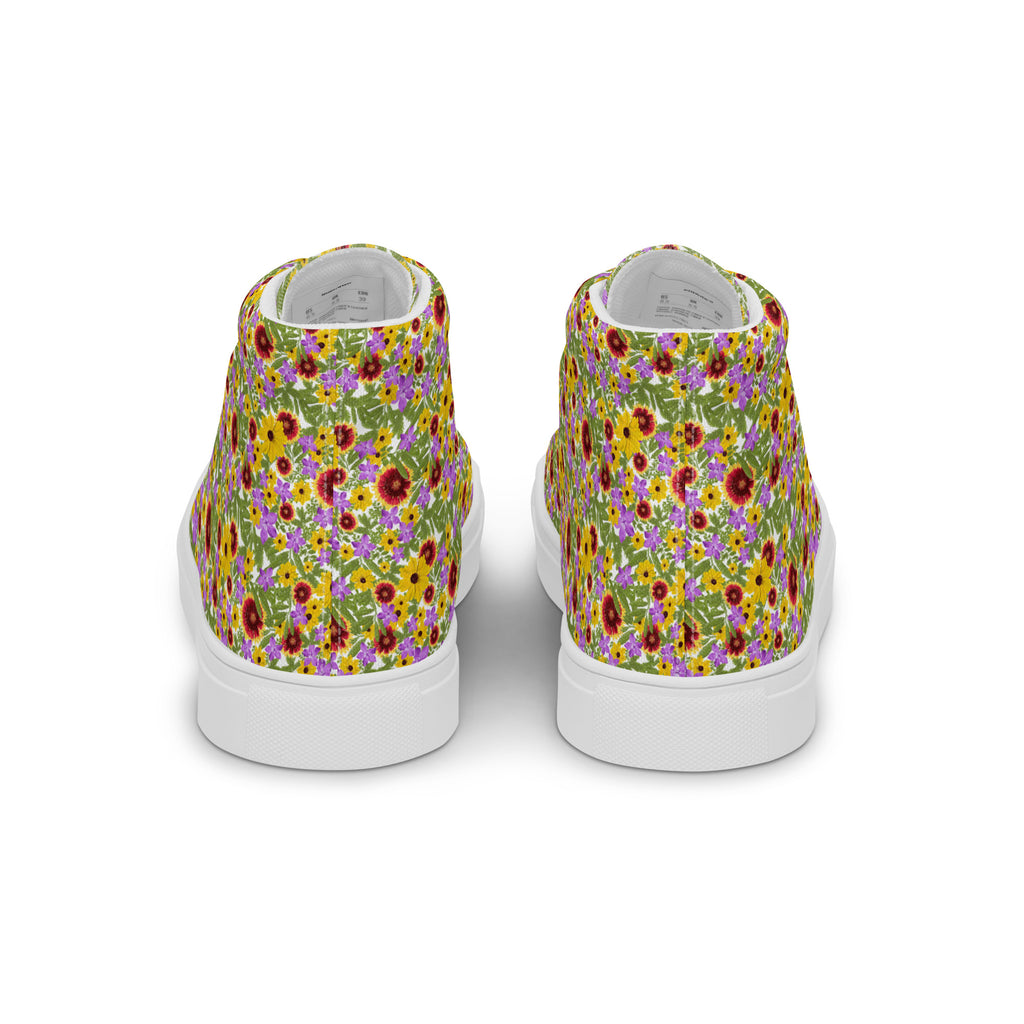 Florida Native Flower Print High-Tops