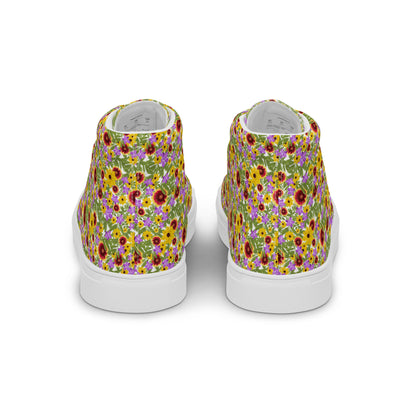 Florida Native Flower Print High-Tops