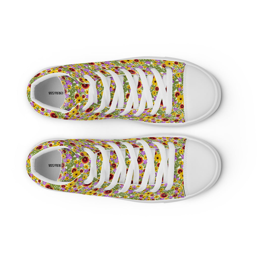 Florida Native Flower Print High-Tops