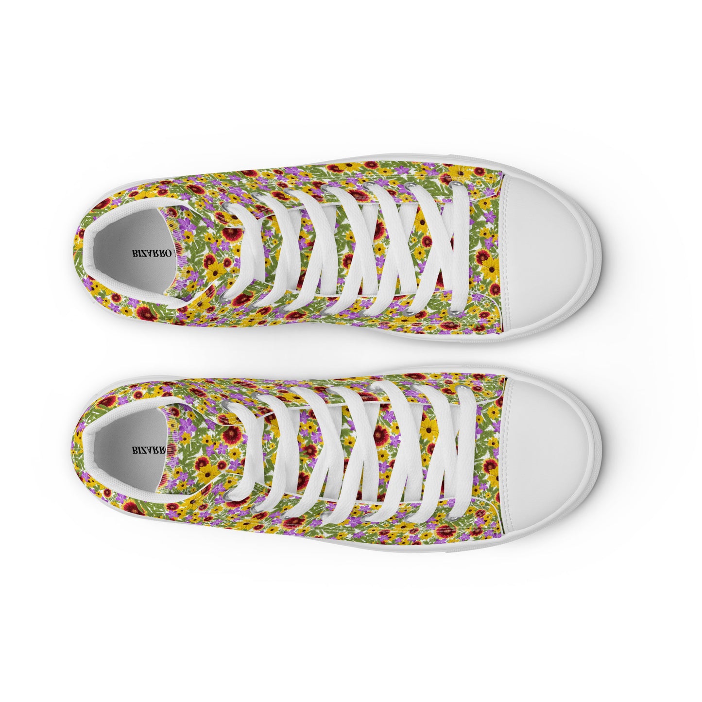 Florida Native Flower Print High-Tops