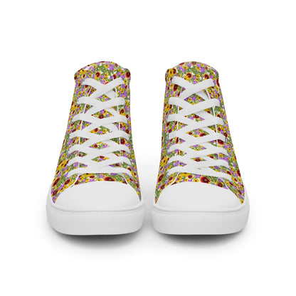 Florida Native Flower Print High-Tops