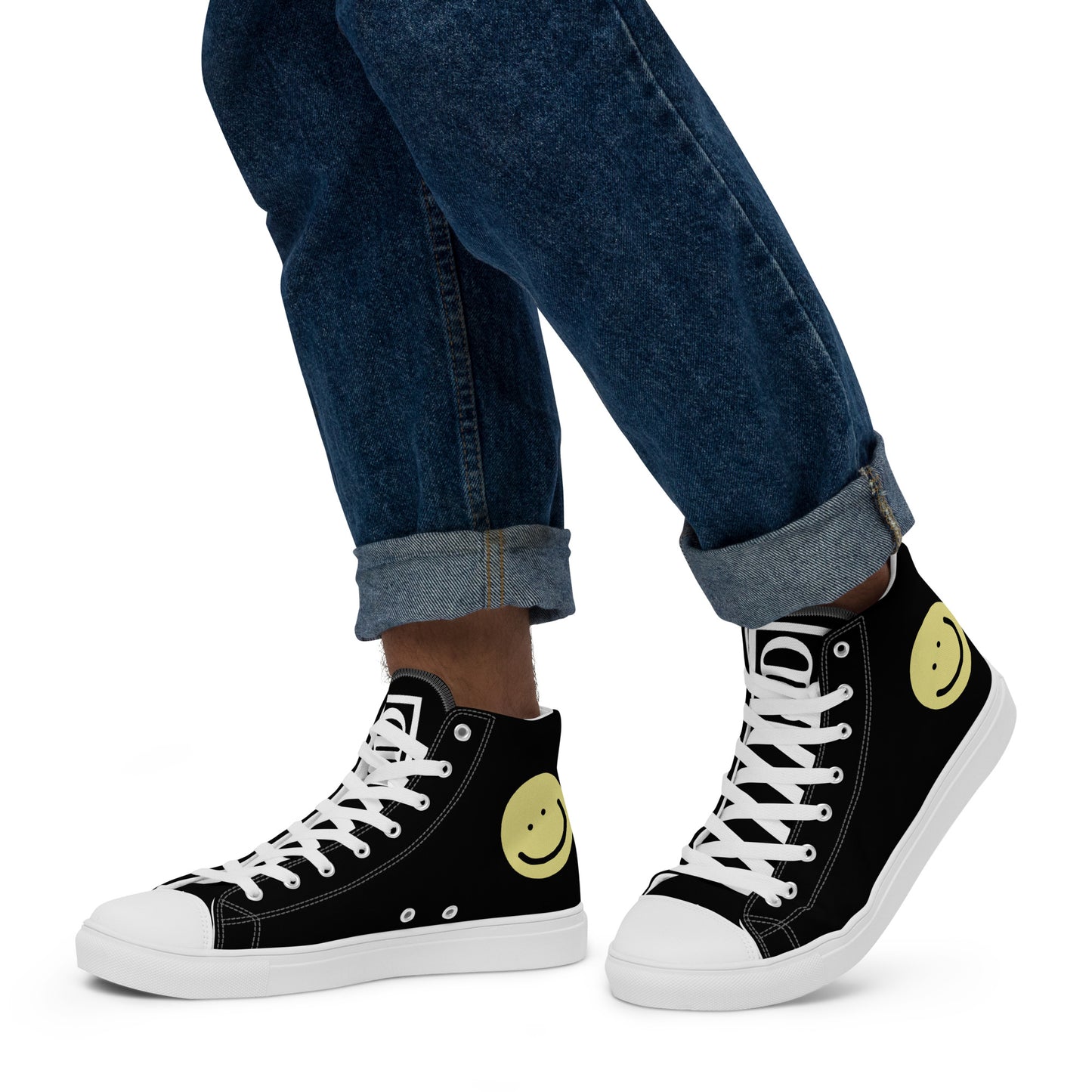 =) High Top Canvas Shoes