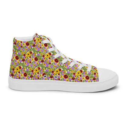 Florida Native Flower Print High-Tops