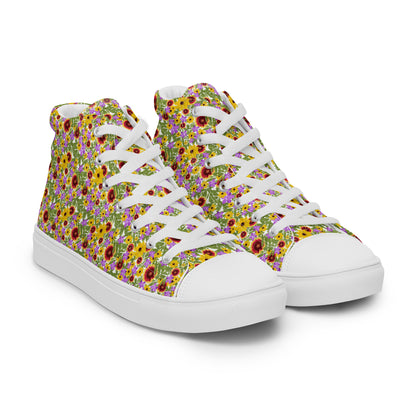 Florida Native Flower Print High-Tops