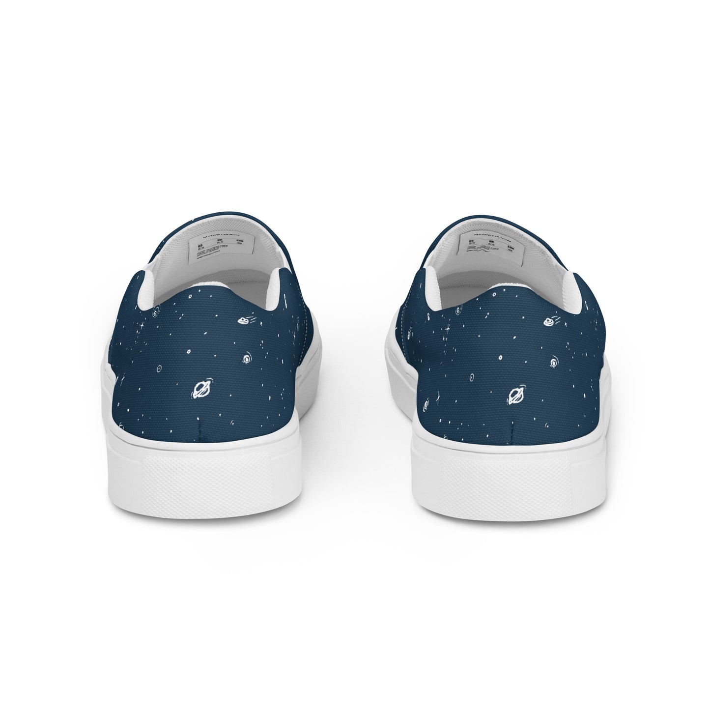 Galaxy Print Re-Release Slip-On Shoes - Navy