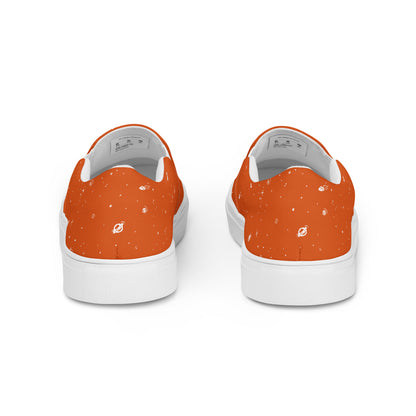 Galaxy Print Re-Release Slip-On Shoes - Orange