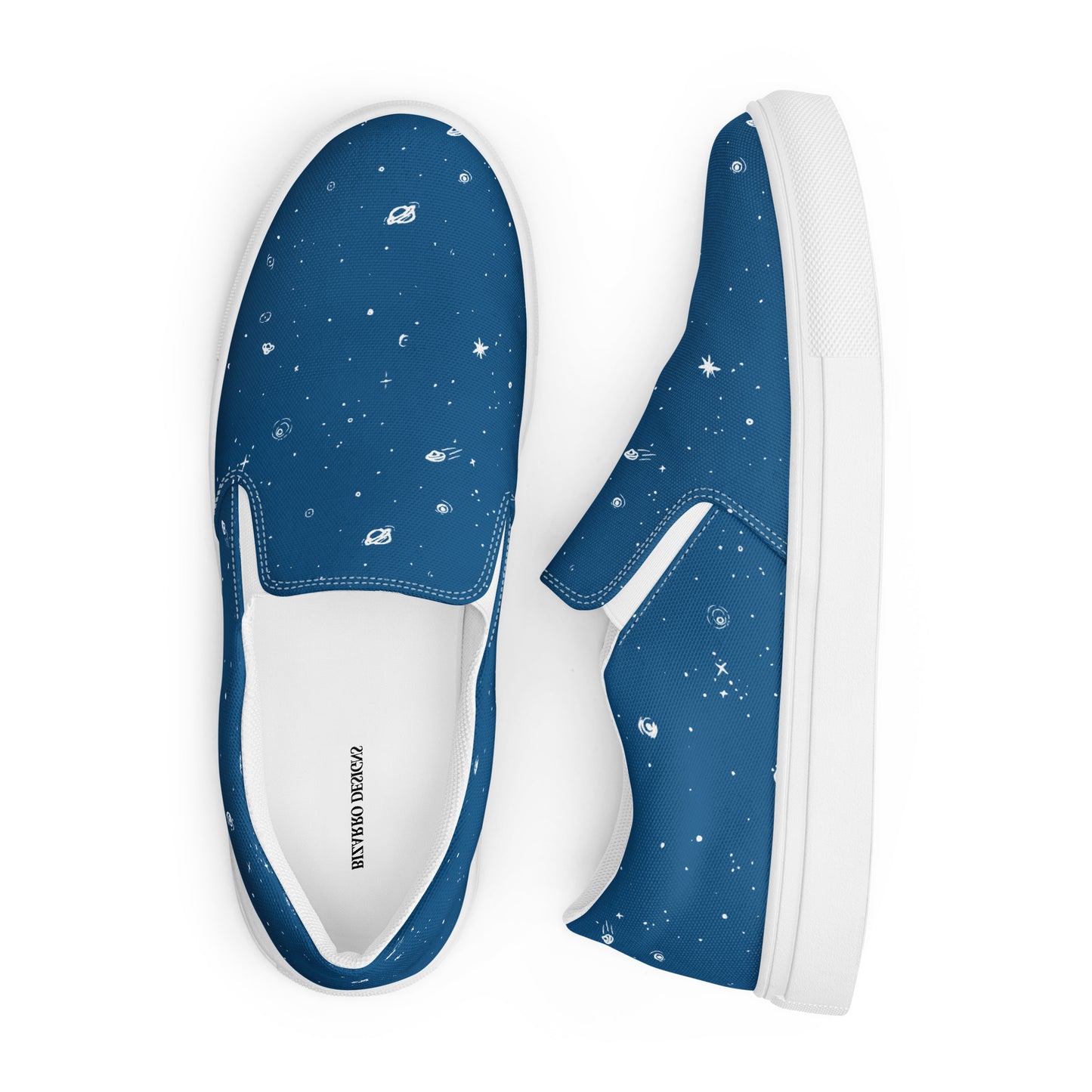 Galaxy Print Re-Release Slip-On Shoes - Dusk