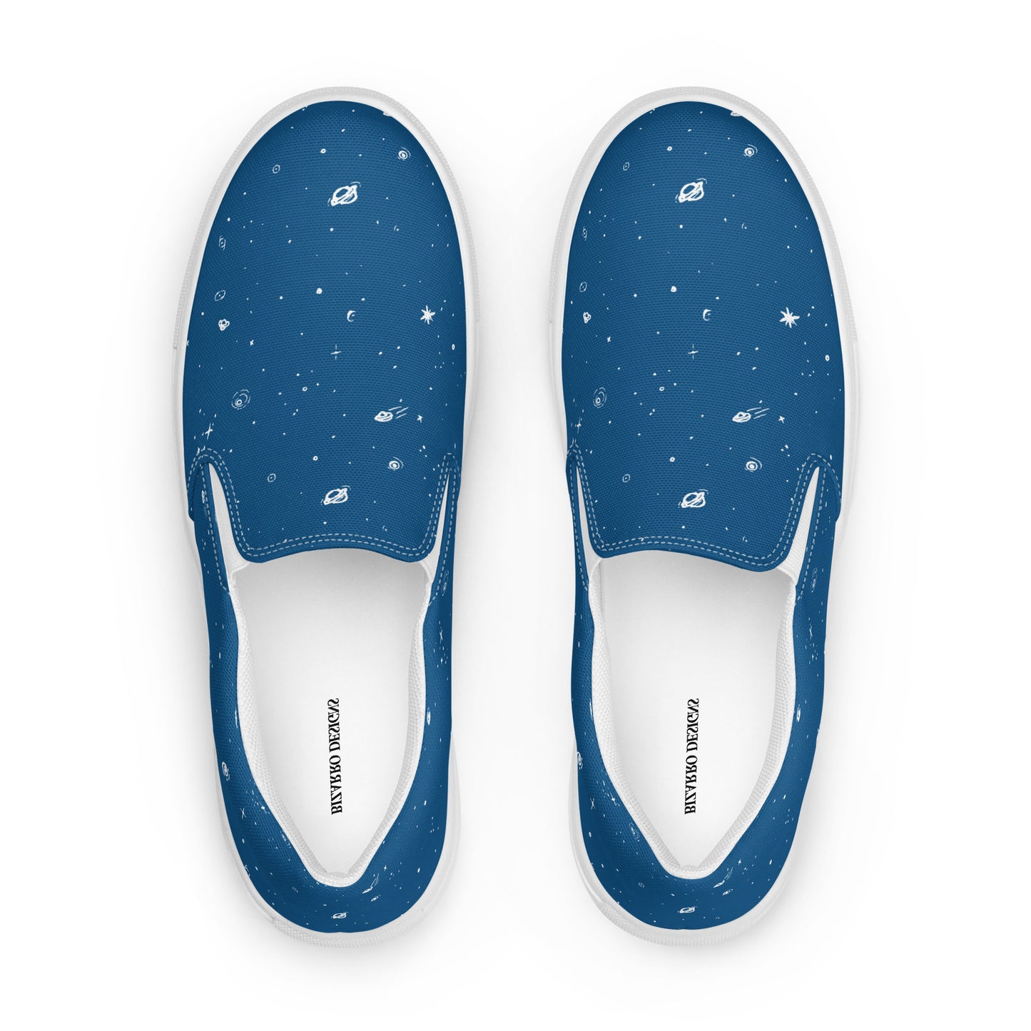 Galaxy Print Re-Release Slip-On Shoes - Dusk