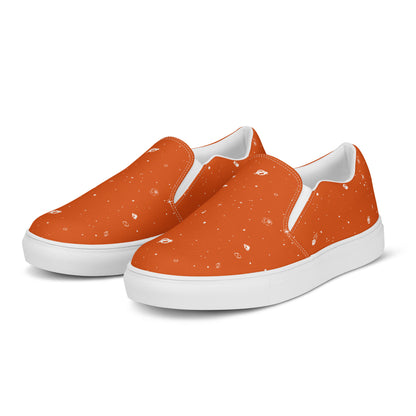 Galaxy Print Re-Release Slip-On Shoes - Orange