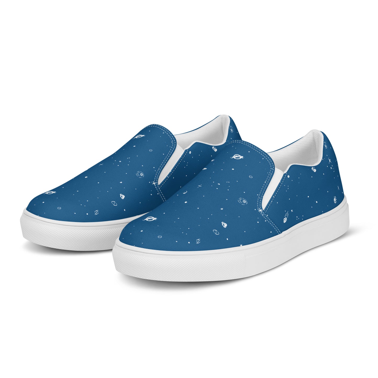 Galaxy Print Re-Release Slip-On Shoes - Dusk