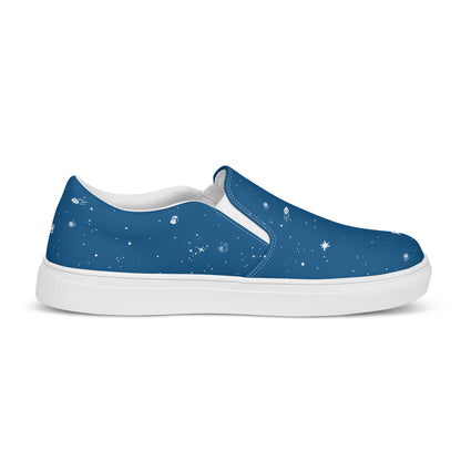 Galaxy Print Re-Release Slip-On Shoes - Dusk