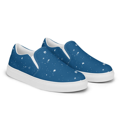 Galaxy Print Re-Release Slip-On Shoes - Dusk