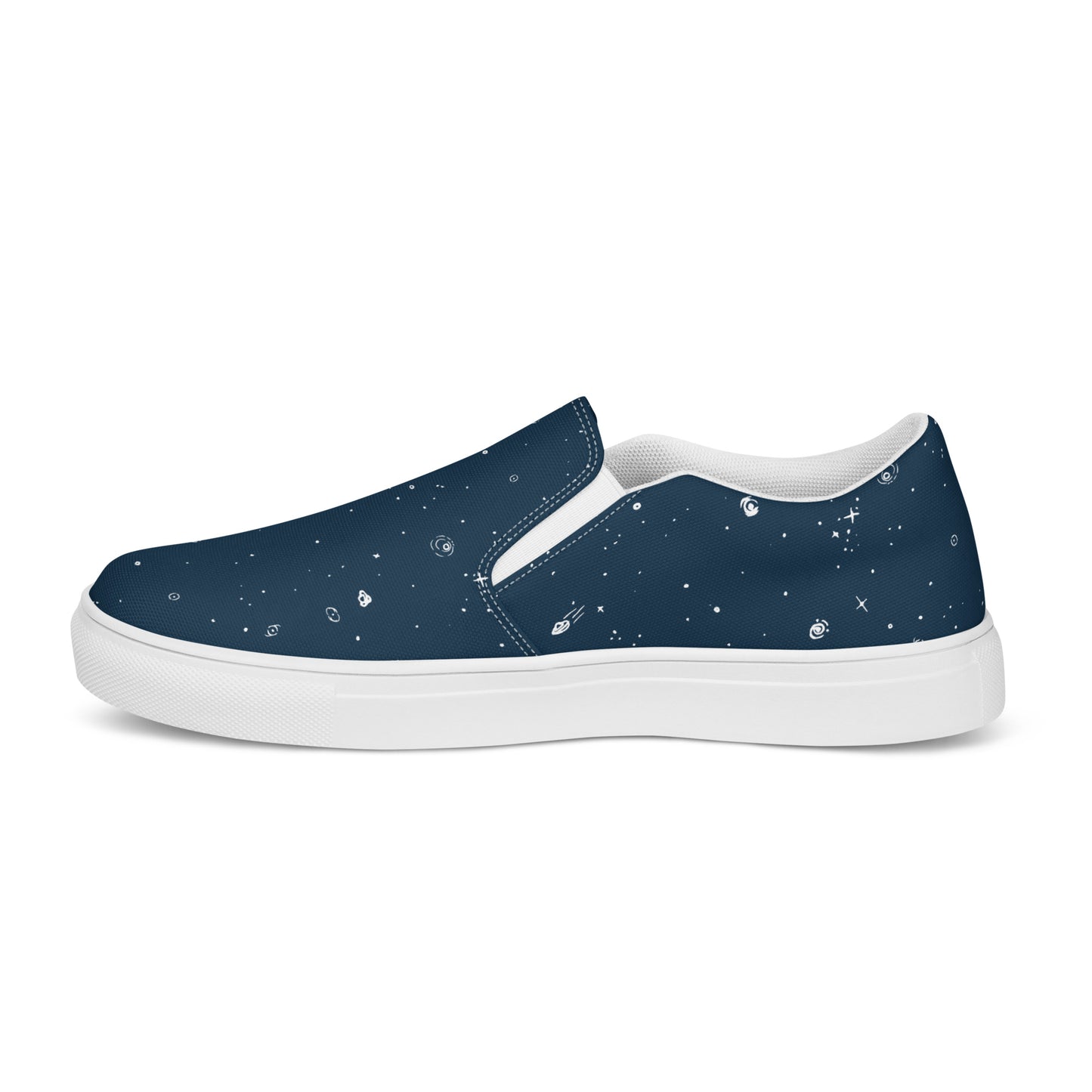 Galaxy Print Re-Release Slip-On Shoes - Navy