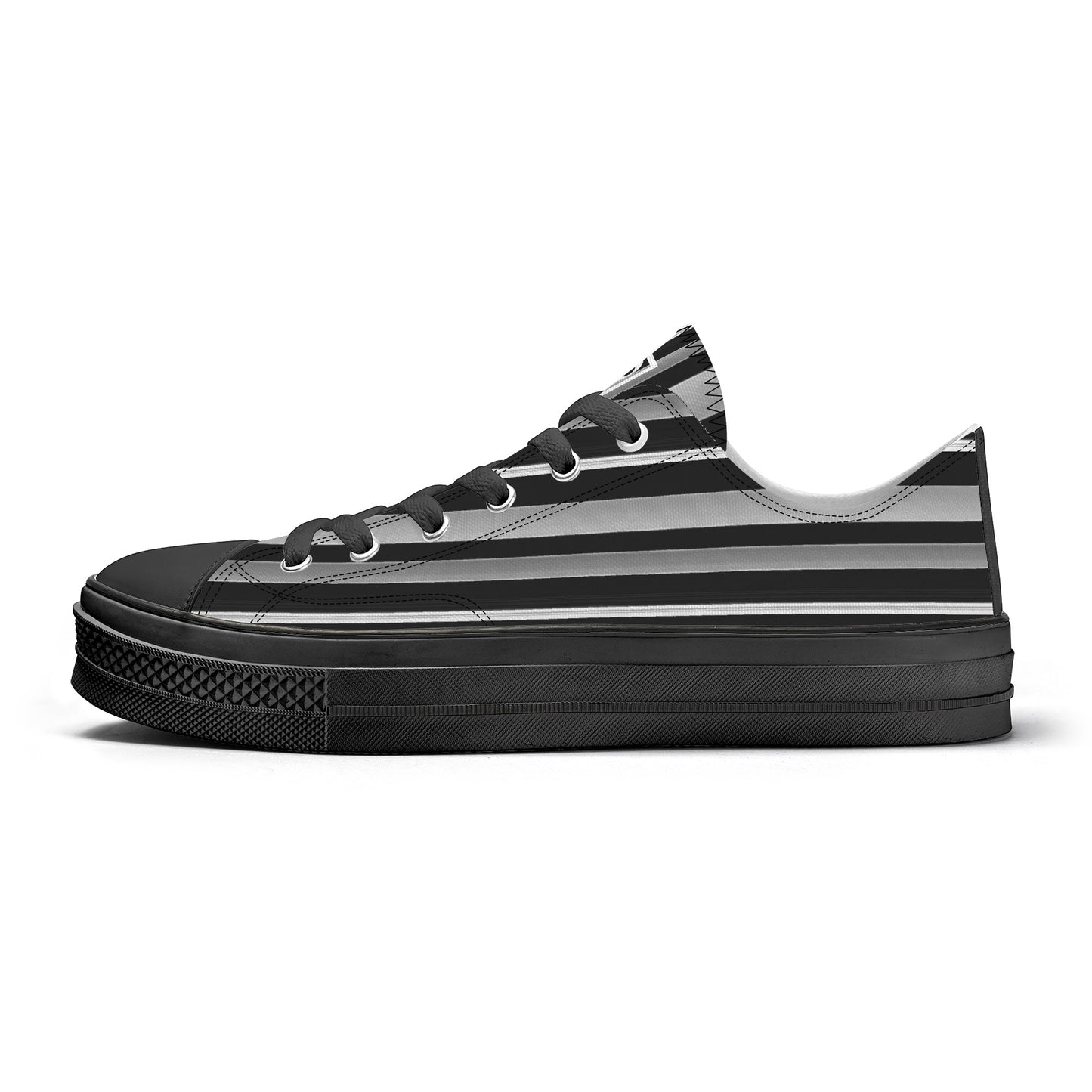 Cassini Space Stripe Low Top Classic Canvas Shoes